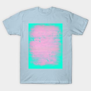 Pink green grunge T-Shirt